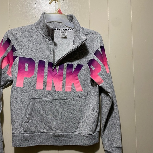 Pink Victoria’s Secret fleece jacket size M - Picture 4 of 16